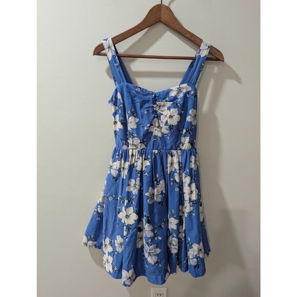 Snidel Blue Floral Mini Dress - Picture 1 of 4